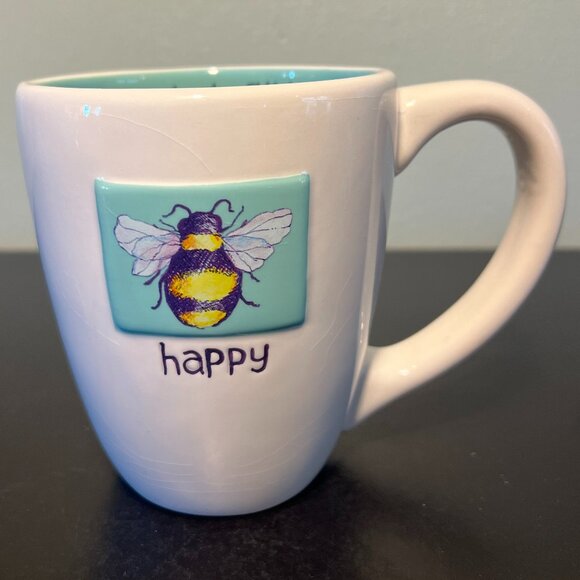 Bee Marvelous  🐝 Be Happy ~ Laugh a Little!  Mug ~ Michal Sparks ~ DEMDACO - Picture 2 of 12